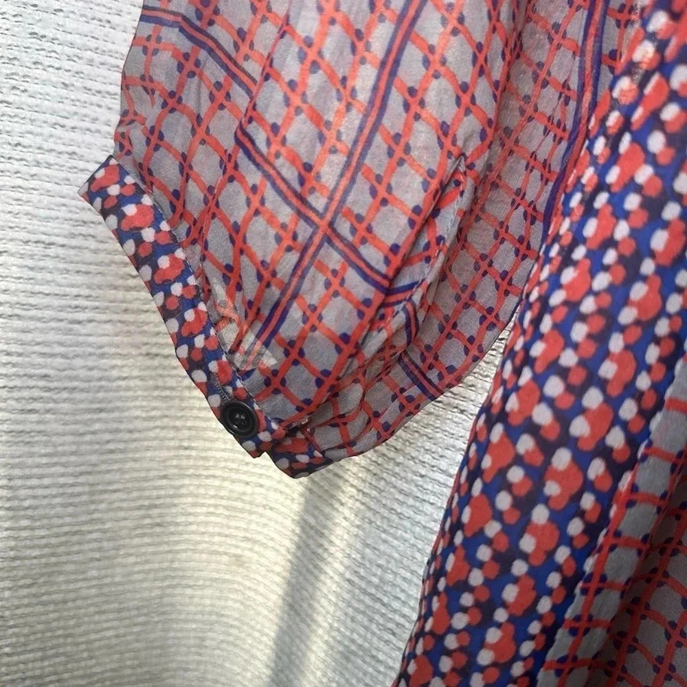 NWOT-Women’s Madewell Geometric Print Dress. Size 0. - Picture 5 of 9